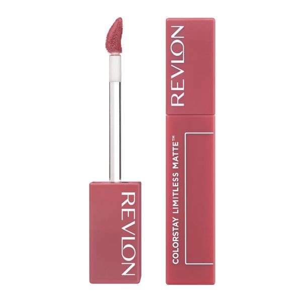 Revlon ColorStay Limitless Matte Liquid Lipstick, Rossetto Liquido Opaco, Arricchito con Triplo Acido Ialuronico, Formula 100% Vegana, Ultra Resistente, 006 Manifest