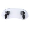 Universal Motorcycle Windshield, Motorbikes Deflector Wind Deflector Windshield Adjustable Windscreen Windshield Spoiler Air Deflector (Transparent)