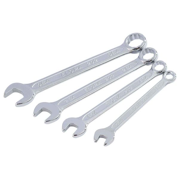 Draper 4197 Elora Midget Combination Spanner Set, 4 Pieces