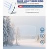 Hubeye Ultra Thin Folding Reading Glasses for Men 2 Pack Blue Light Blocking Compact Computer Foldable Readers Pocket Portable Sturdy Frame With Case +2.5