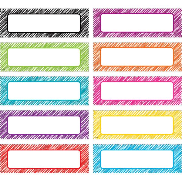 Teacher Created Resources Scribble Labels Magnetic Accents