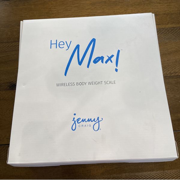 Jenny Craig Hey Max! Wireless Body Weight Scale New In Box