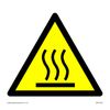 Warning Hot Surface Symbol Only Sign - 85x85mm - S85