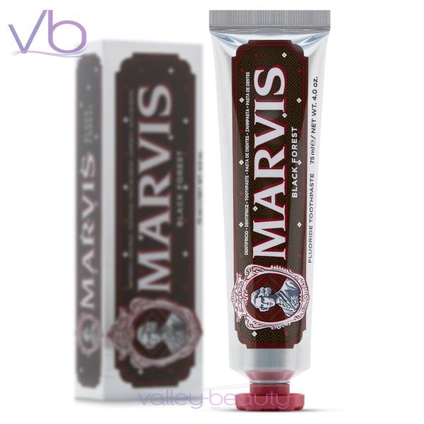 MARVIS Limited Edition Black Forest Toothpaste with Dark Chocolate Flavor, 75ml