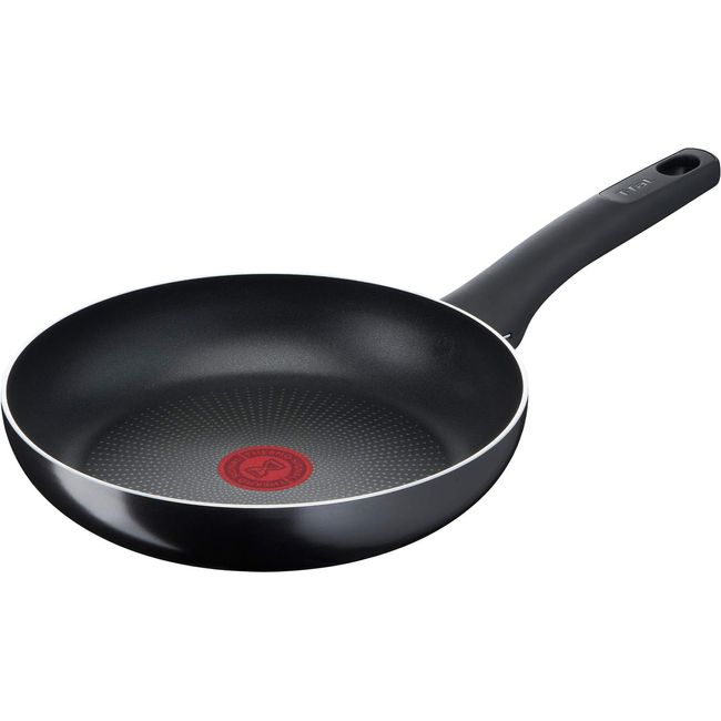 Tefal D51904 Frying Pan, 9.4 inches (24 cm), Compatible with Gas Fire, Hard Titanium Intense Frying Pan, Non-Stick, Easy Care, Black