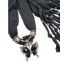 GFM Ladies Scarf with Owl or Butterfly Pendant and Tassels Gift Idea, BF80-GHJMN-Purple