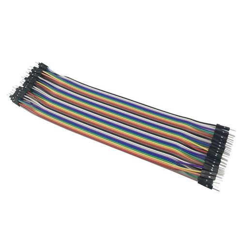 VKLSVAN 5 X 40PCS 20CM 40 PCS Breadboard Jumper Wire Multicolor Dupont Wire (Male to Male) Applicable to Arduino and Raspberry Pi (Total 200pcs)