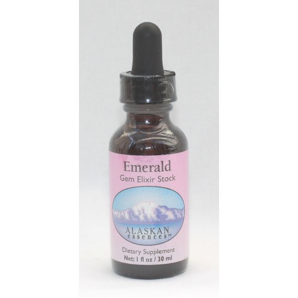 Alaskan Essences Emerald Gem Elixir 1 oz Size