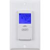 BN-LINK 7 Day Programmable In-Wall Timer Switch Digital with Blue Light, 3 way
