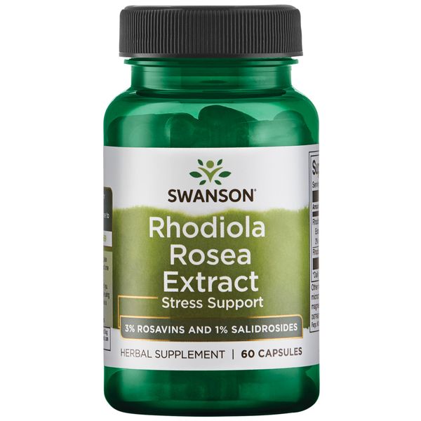 Swanson Rhodiola Rosea Extract 60 Capsules