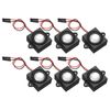 sourcing map 6Pcs 3 Watt 4 Ohm Single Mini Speaker Full-Range Mobile Portable Advertising Machine Speaker Connector Separating Interface for Small Electronic Projects