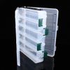 Nikou Tackle Box - 12 Compartments Plastic Tackle Storage Box Lure Case Tackle Box Double-Sided Storage Case