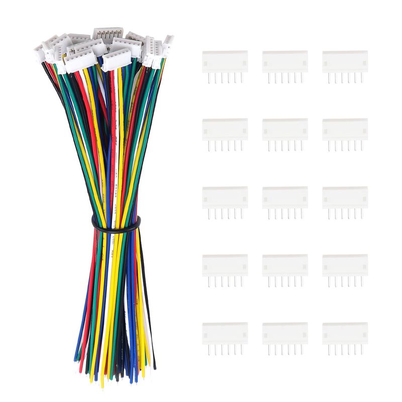 40 Set Connettori Mini Micro ZH 1.5 2 Pin JST Con Cavi – Per Elettronica E Modellismo