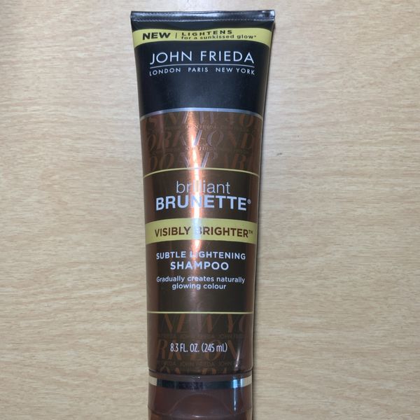 John Frieda Brilliant Brunette Visibly Brighter Subtle Lightening Shampoo 8.3 oz