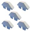 Vinyl Picket Cap Dog Ear 7/8" X 3" White (5 Pack)