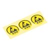 sourcing map 100pcs ESD Labels Static Caution Warning Stickers Label for Electronic Sensitive Devices, 4.5cm
