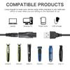 YAODHAOD 5V USB Shaver Charger Cable for Philips Shaver,One Blade Charging Cable Compatible with Norelco HQ8505 5000/7000 QP2620 Philips, Whale, Kemei, Babybliss etc