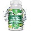 Organic Citrus Bergamot 1000 mg USDA Certified Polyphenols Vegetarian 90 Capsules, 90 Packets