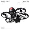 WRAPGRADE Skin Sticker Compatible with DJI NEO Full Wrap (Black Bumpy Camo)