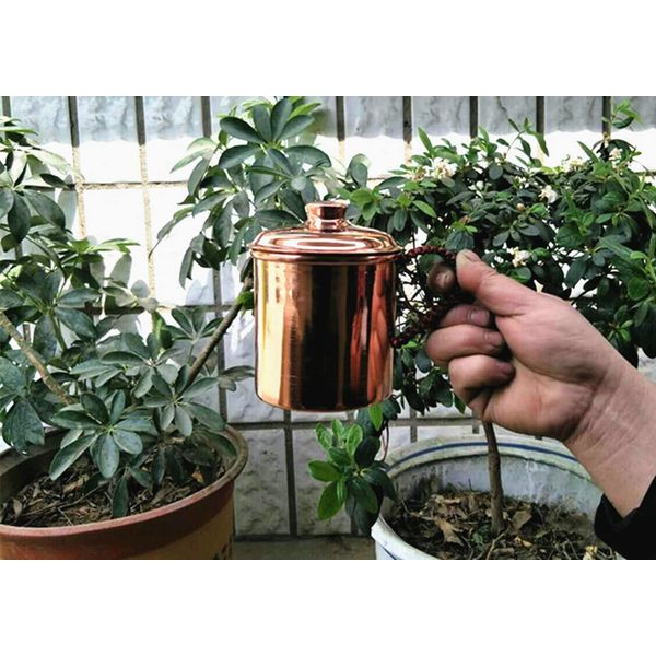 Copper Tea Cup Copper Water Cup Copper Cup Handmade Copper Tea Cup Without Lid Pure Copper Cup (With Cover)