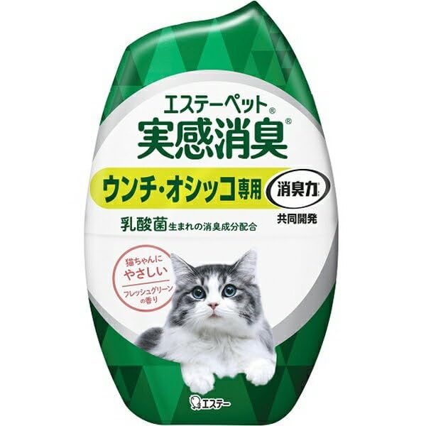 S Pet Feeling Deodorizer, Standing Type, Fresh Green Scent, 13.5 fl oz (400 ml)