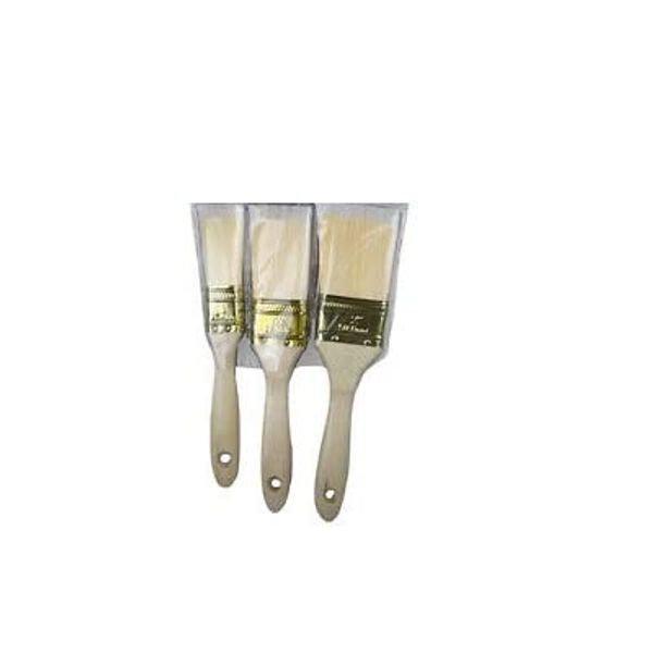 Vision4ever 3Pcs Paintbrush Set DIY Handy Strong Durable Effective Different Size (Assorted)