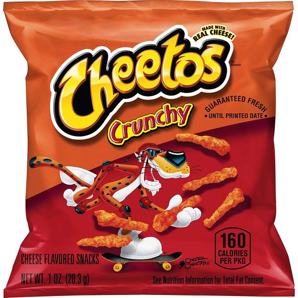 Cheetos Cheese Flavored Snacks, Crunchy, 1 Ounce (Pack of 40)