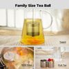 2 Pack Large Tea Ball Infuser for Loose Leaf Tea & Spice Ball for Cooking Soup