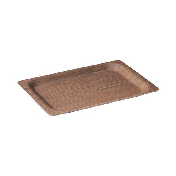 KINTO 27653 SCS Tray 12.4 x 7.7 inches (315 x 195 mm) Walnut Non-Slip Wooden Tray