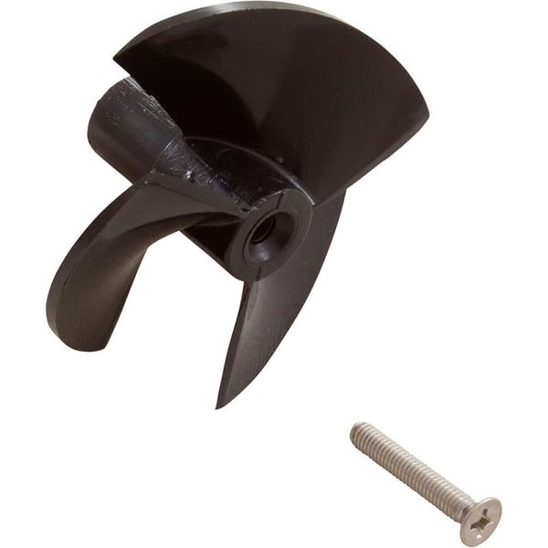 Dolphin Genuine Replacement Part - Impeller with Screw (Black) for Pool Cleaners