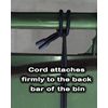 Wheelie Bin Strap Lock Strap in BROWN - NO DRILLING, NO GLUEING - Easily Fitted