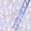 4 Pcs Easter Wrapping Paper Sheets, Easter Gift Parcel Paper Bags, Easters Bunny, Egg, Chick, Flower, Packing Papers for Birthday Gift Wrap