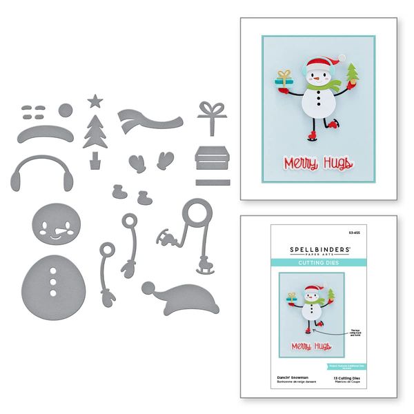 Spellbinders - Dancin' Snowman- Tinsel Time