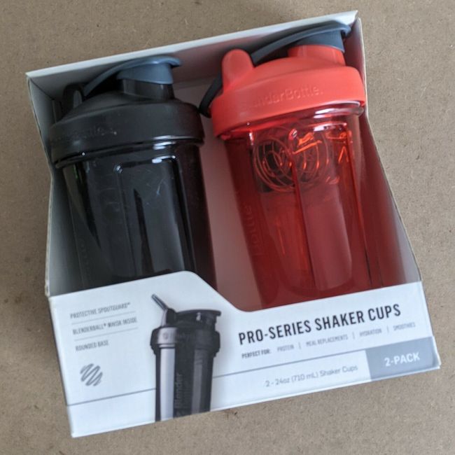 BlenderBottle Pro24 Shaker Cup, 2-pack