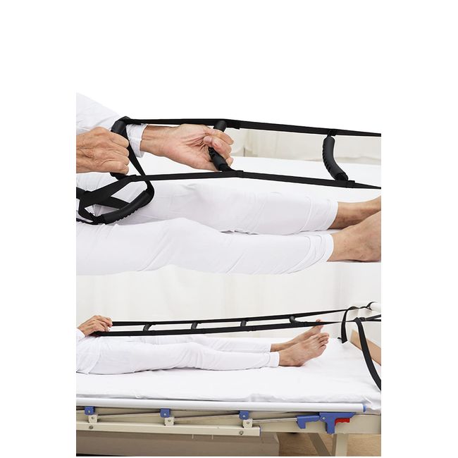 Healthman Bed Ladder Assist with Hard Handle ,Sit Up Helper with Adjustable Length-Pull Up Rope Ladder (Five Handle)