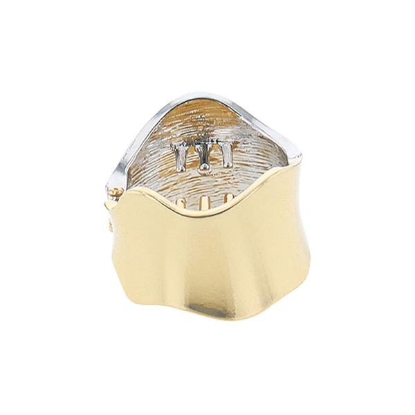 [Flower Ring] FLOWERING Tail Clutch Bi-Color HTC0031-GD (Gold)