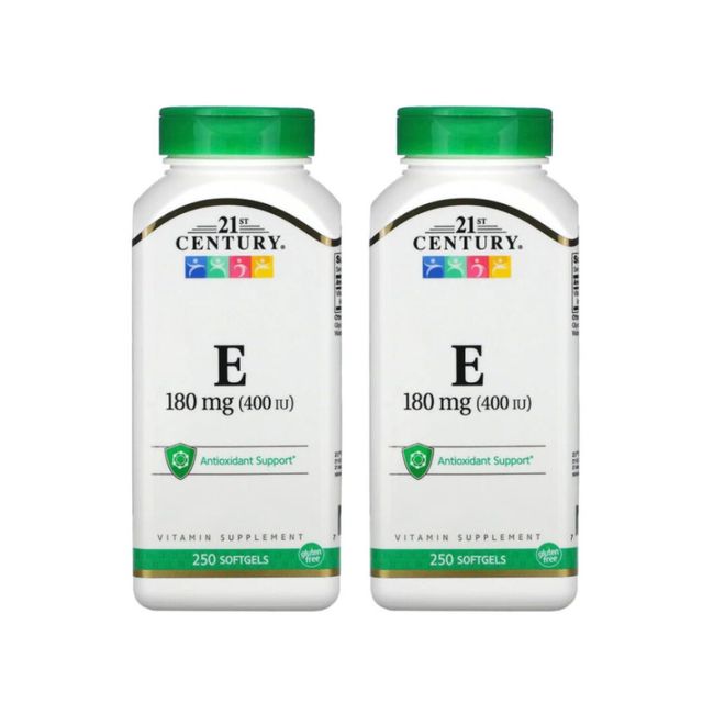 21st Century 21st Century Vitamin E 180mg 400IU 250caps X 2 bottles