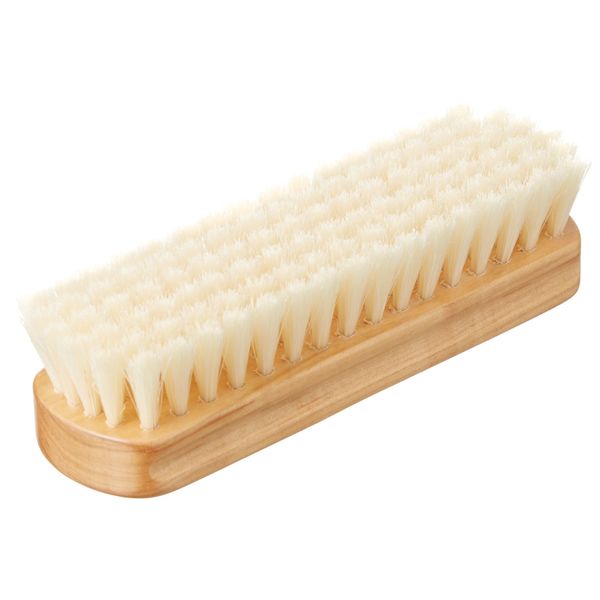 Columbus Shoe Brush, Pig Bristle, Columbus Brush, Polishing, Shoe Care, white