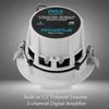 Pyle 4’’ Bluetooth Ceiling/Wall Speakers, 4 2-Way Speakers w/ Built-in LED Light