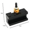 Sarini Mini Lathe Quick Change Tools Post Holder Kit (1/4-1/2 Inch), CNC Boring/Turning/Facing Holder Set