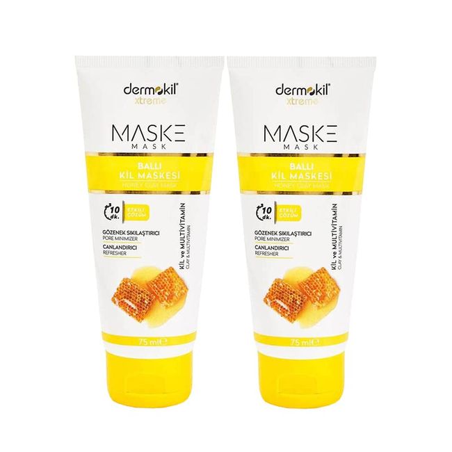 Dermokil Ballı Kil Maskesi 75 ml x 2 Adet