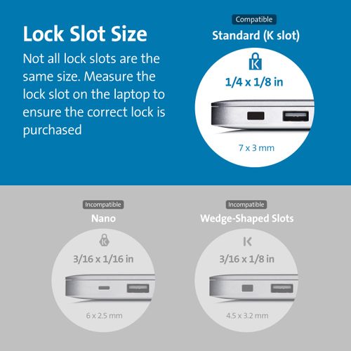 Kensington Combination Ultra Cable Lock for Laptops and Other Devices (K64675US),Silver