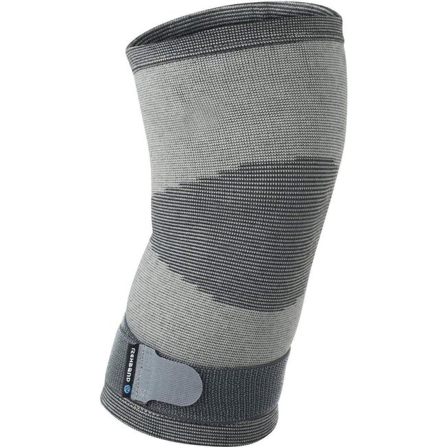 Rehband QD Knitted Knee Support Bandage, Grey, Small