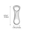 OXO Flaschenöffner aus Stahldruckguss, Silber