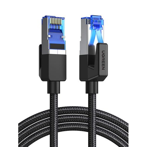 UGREEN LAN Cable, CAT8 10M Mesh LAN Cable, Category 8 Connector, Ultra Bright 25Gbps/2000MHz CAT8 Compliant, Ethernet Cable, Anti-Crack, Shielded Modem, Router, PS3, PS4, Xbox and More
