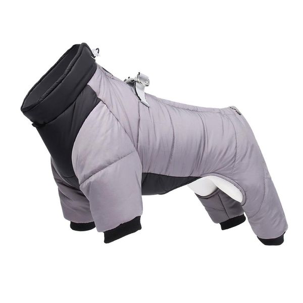 Winter Warmth Thicken Dog Jacket: Cozy And Stylish Four-Legged Attire - Grey / S