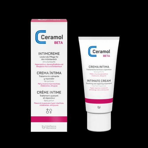 CERAMOL BETA Intimcreme – Lindernde Spezialpflege bei Reizungen, Rötungen & Beschwerden im Intimbereich