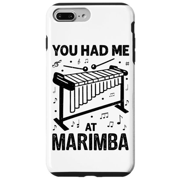 iPhone 7 Plus/8 Plus Funny Marimba Instrument Pun for a Marimba Player Case