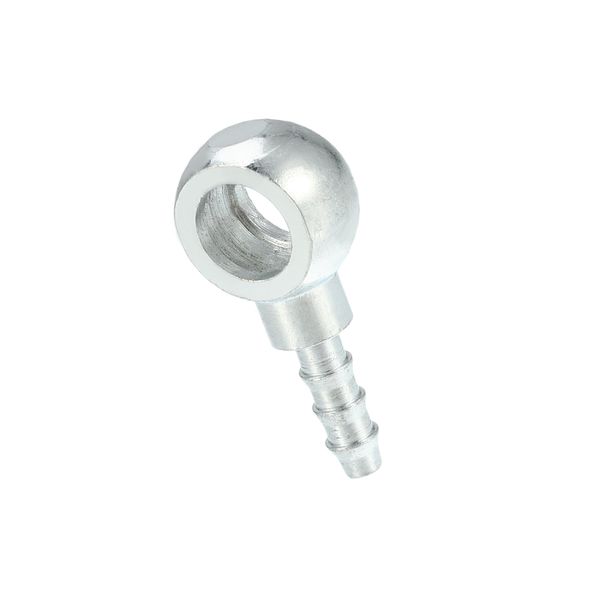 Partuto 10mm Diameter Motorcycle Banjo Fitting Adapter Silver Tone - 1 Pcs Replacement