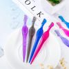 Mudder 28 Pieces Eyebrow Razor Eyebrow Knife Eyebrows Shaper Trimmer Shaver Facial Hair Razor Tool for Christmas Valentine's Day Giving (Assorted Colors)